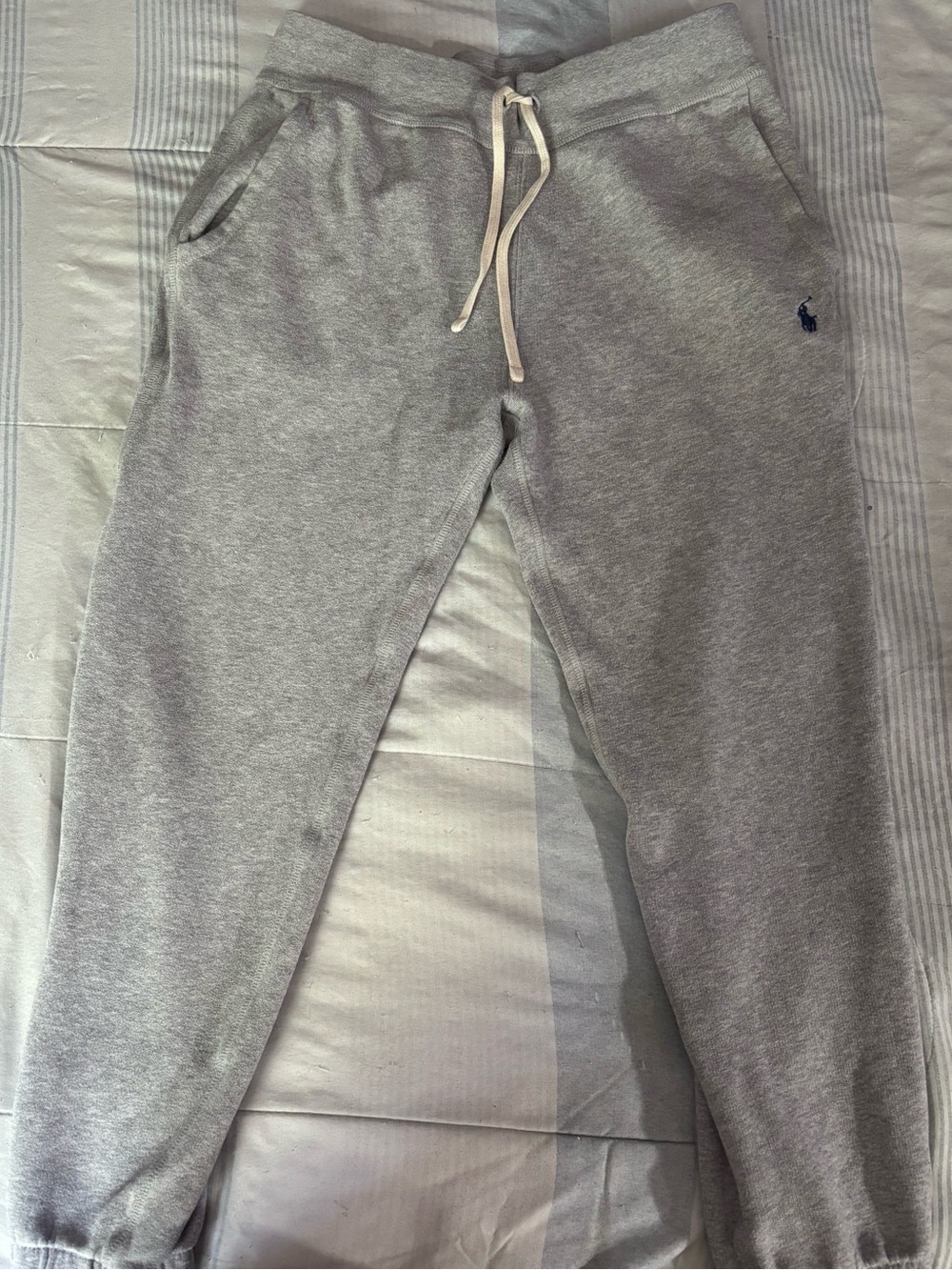 Polo by Ralph Lauren Light Gray Fleece Joggers